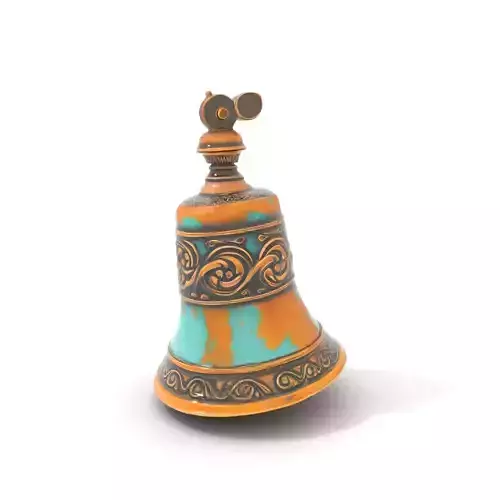 Ornate Bronze Bell model pack