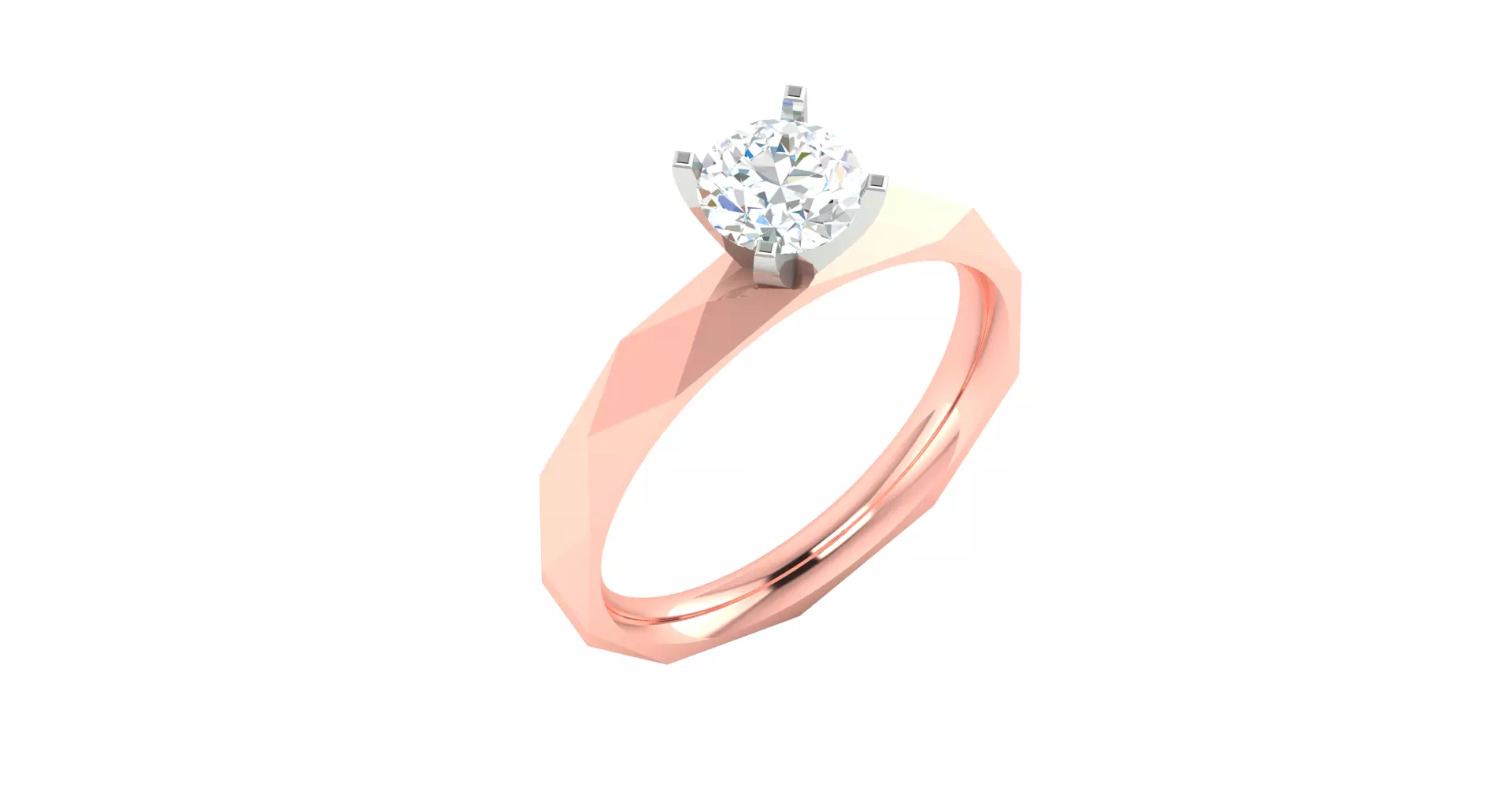 Women Ring Render 3dm STL OBJ FBX Details 3D print model_0