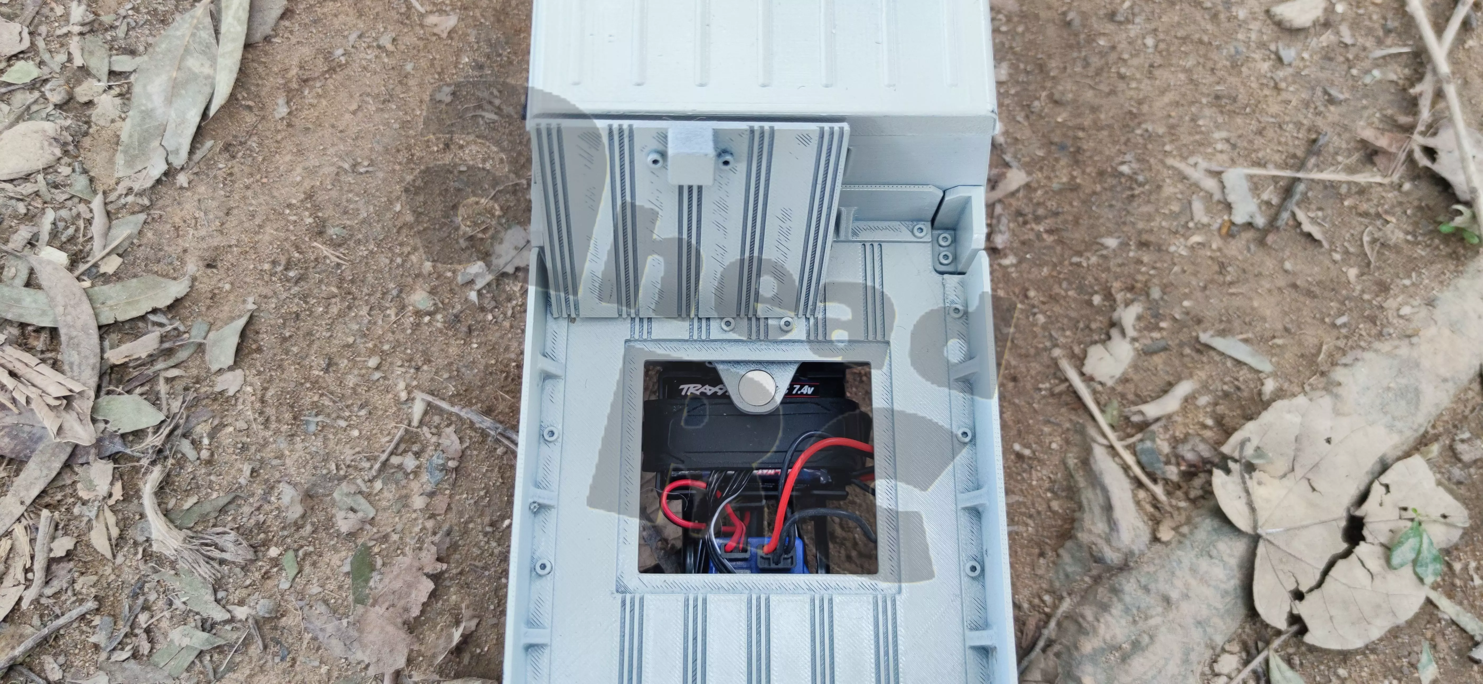 Crawler V306 Flatbed - 1-18 TRX4M RC body attachment 3D print model_1