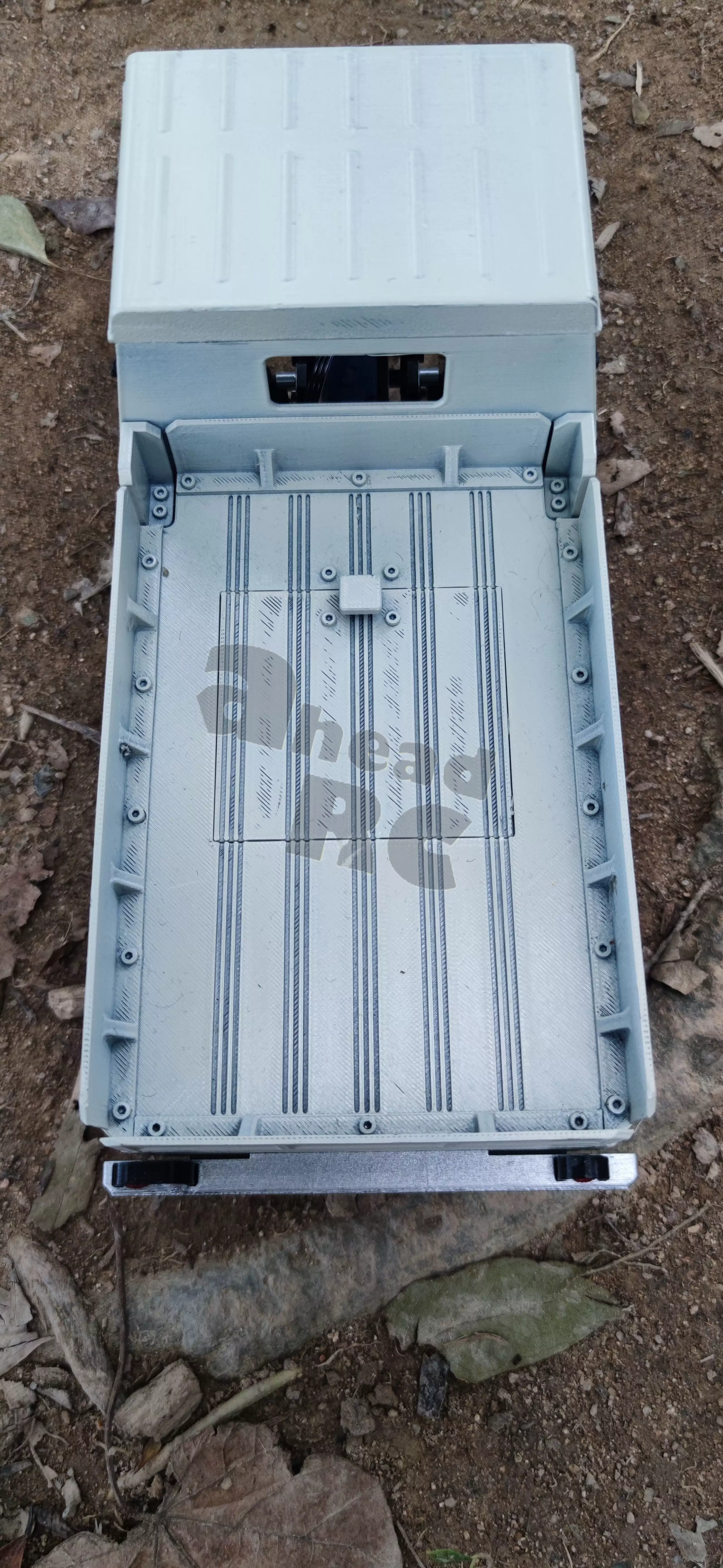 Crawler V306 Flatbed - 1-18 TRX4M RC body attachment 3D print model_10