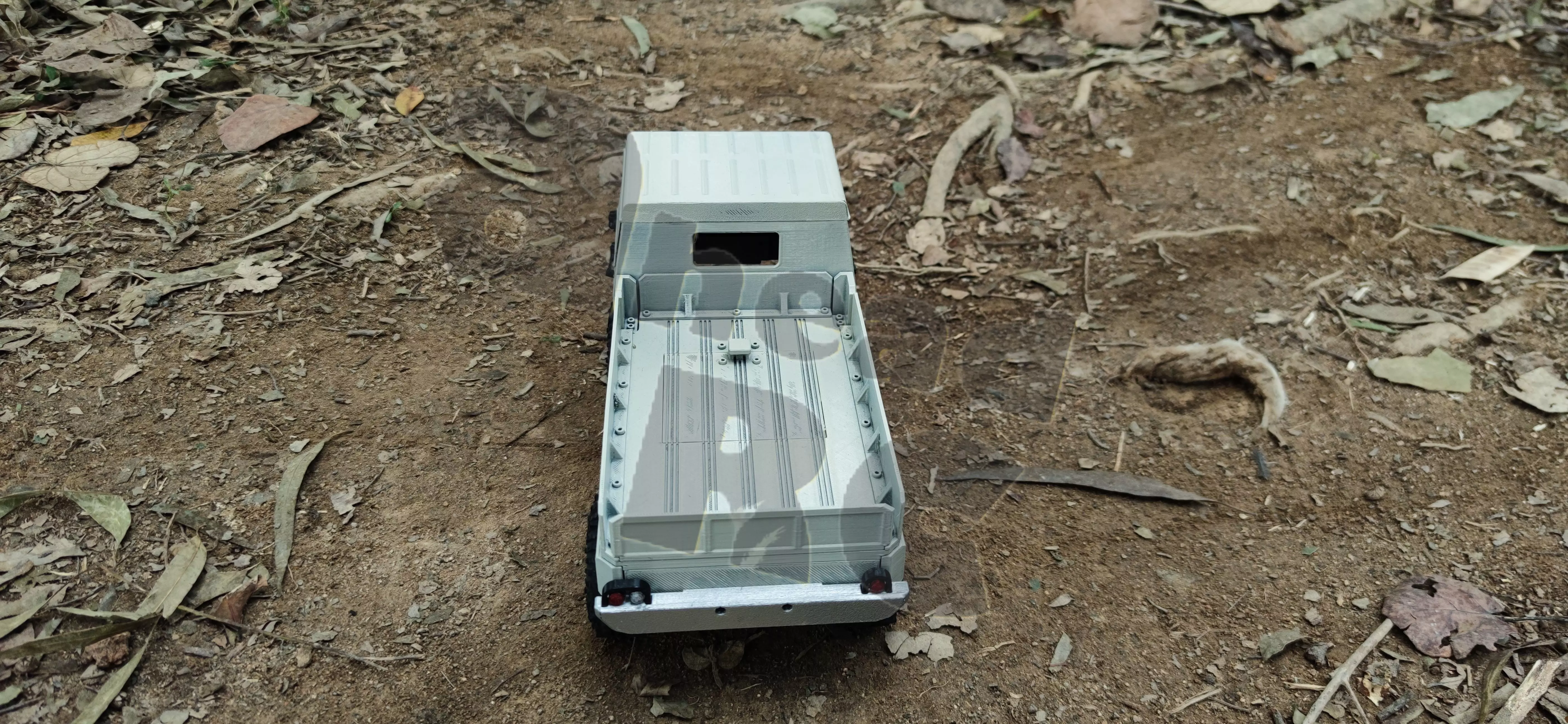 Crawler V306 Flatbed - 1-18 TRX4M RC body attachment 3D print model_9