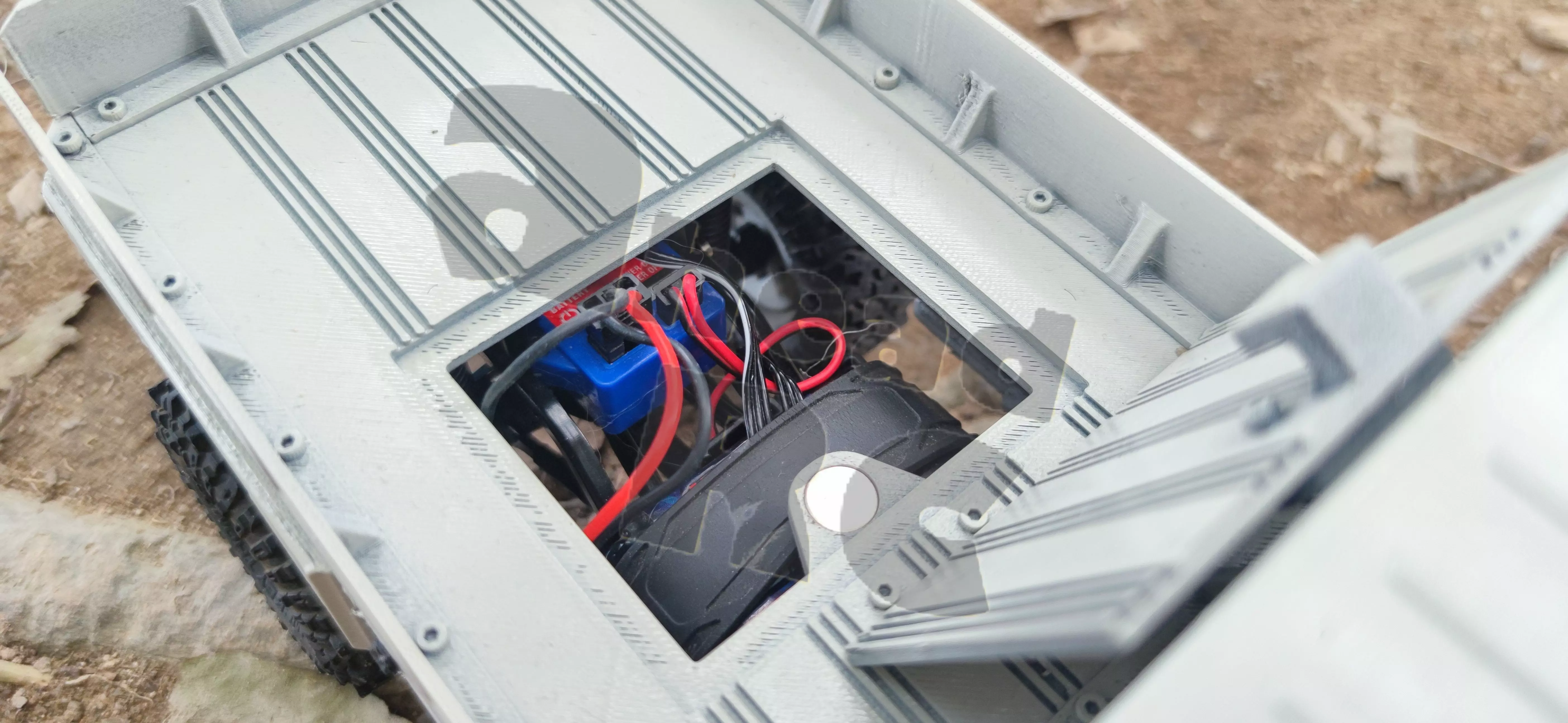 Crawler V306 Flatbed - 1-18 TRX4M RC body attachment 3D print model_2