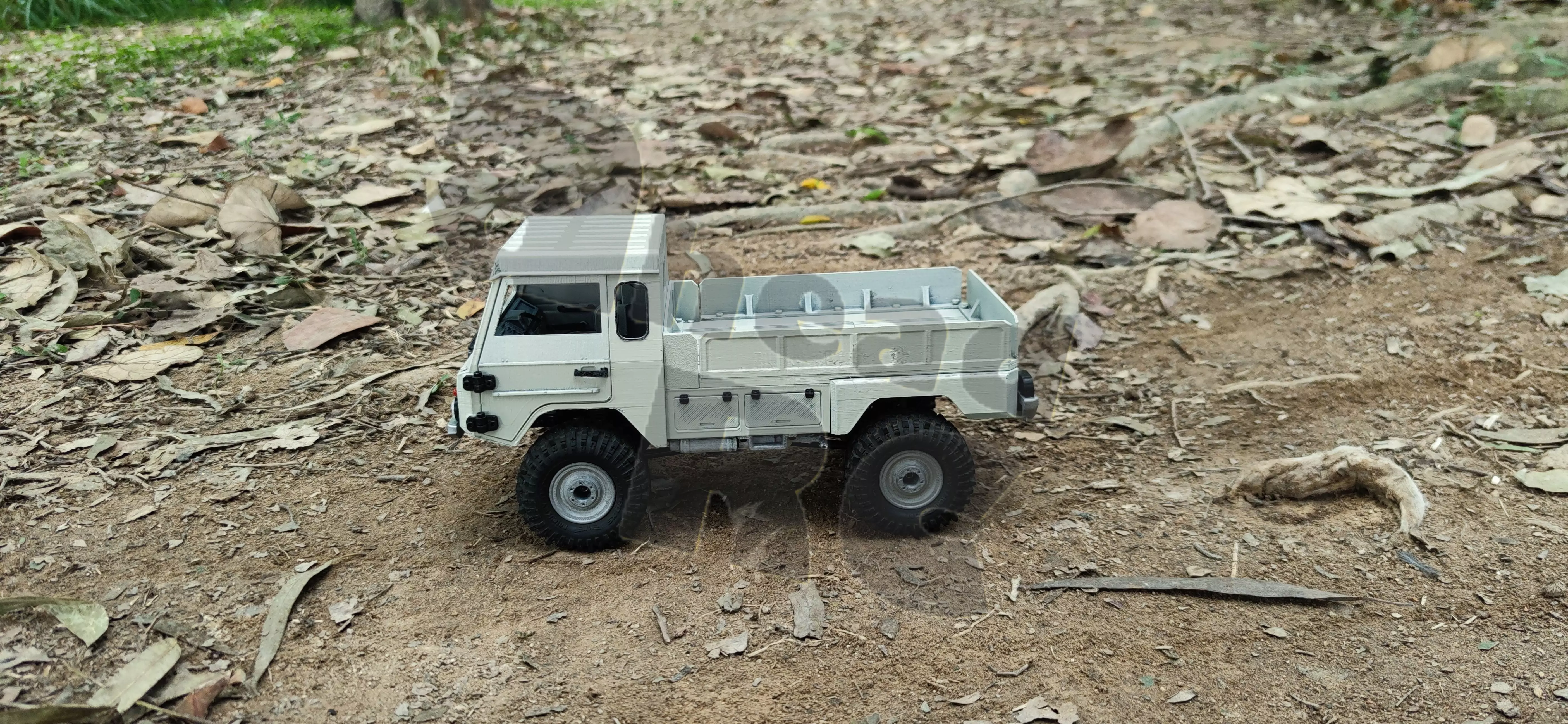 Crawler V306 Flatbed - 1-18 TRX4M RC body attachment 3D print model_6