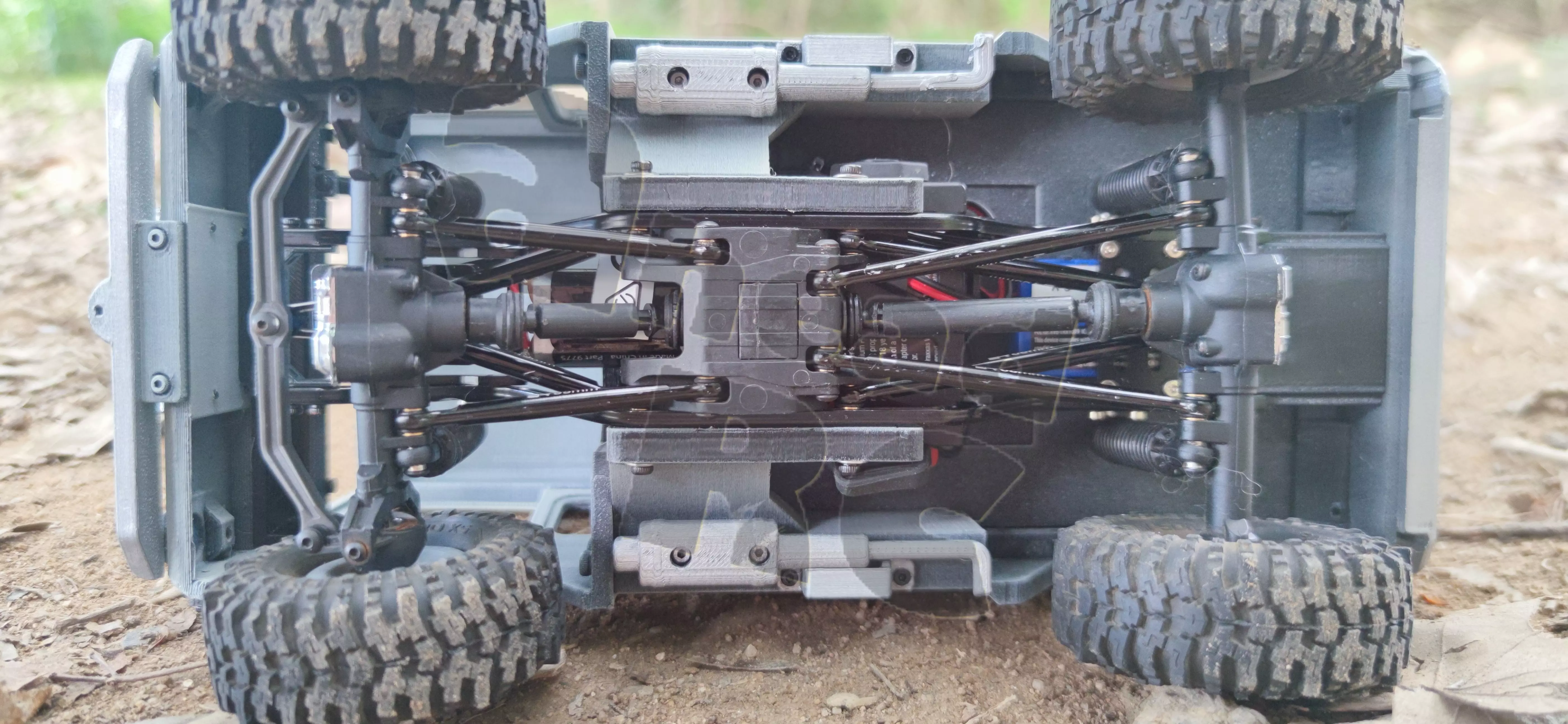 Crawler V306 Flatbed - 1-18 TRX4M RC body attachment 3D print model_8