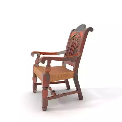 Classic Wooden Chair model pack