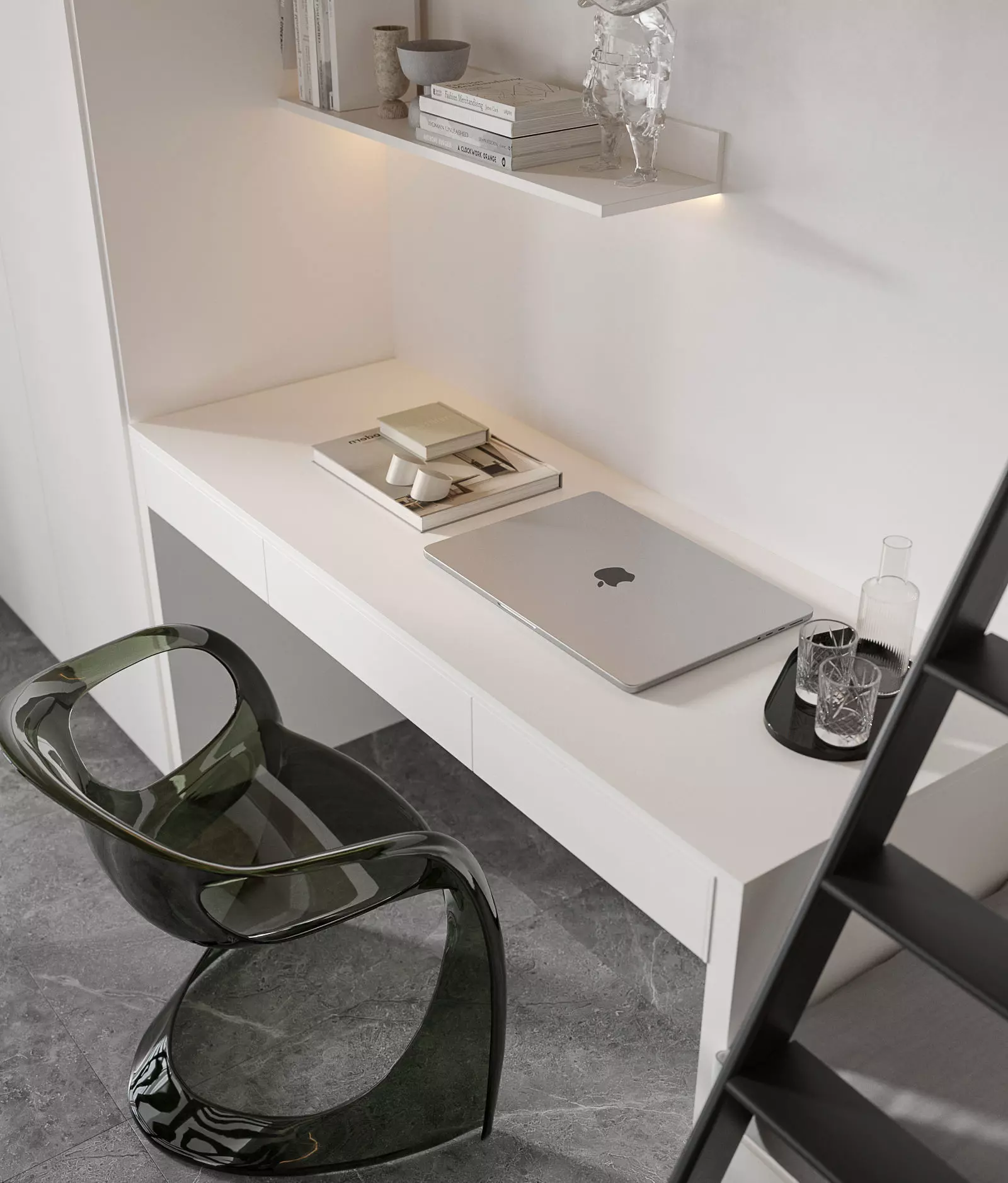 modern apartment interior 3D model_1