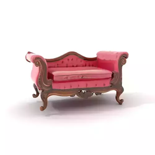 Victorian Pink Chaise model pack