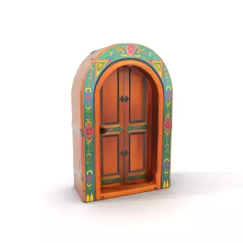 Rustic Wooden Cabinet model pack