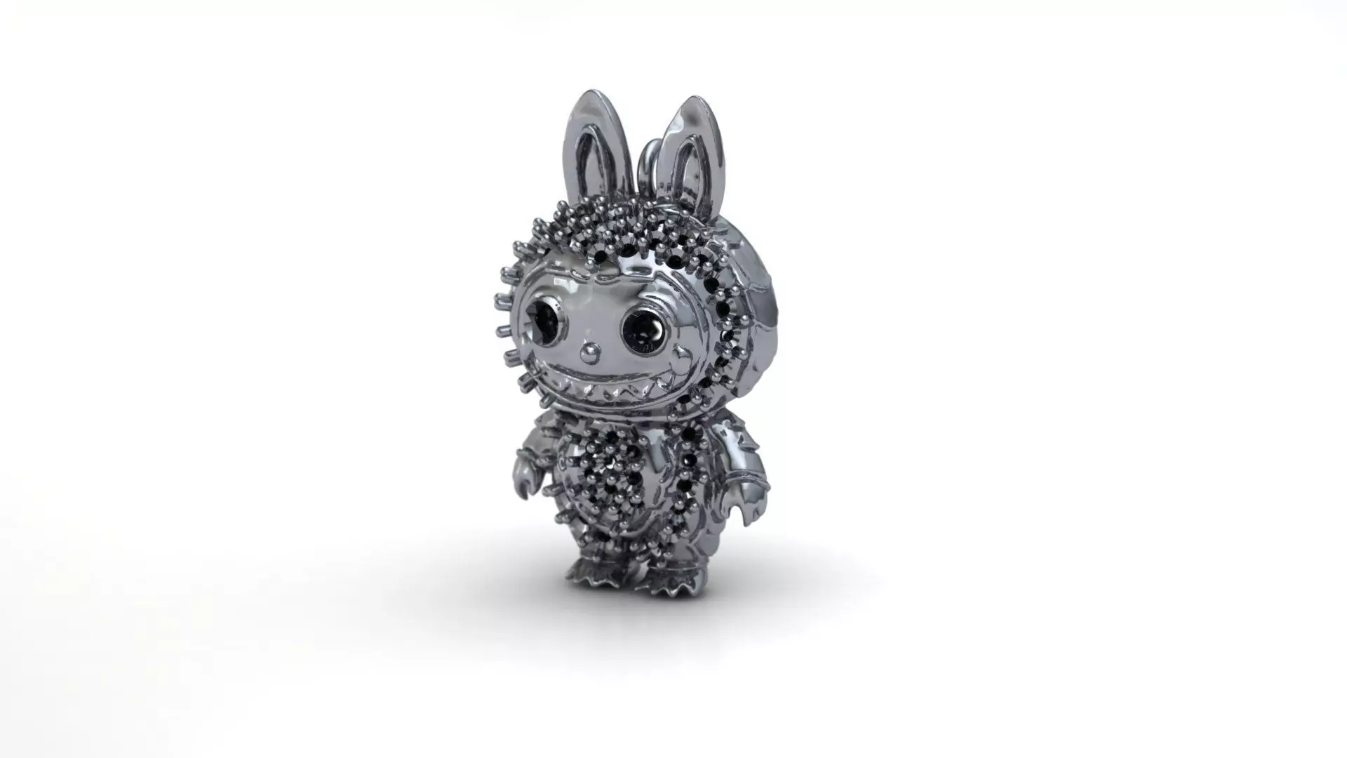 Lebubo pendant 3D print model_1