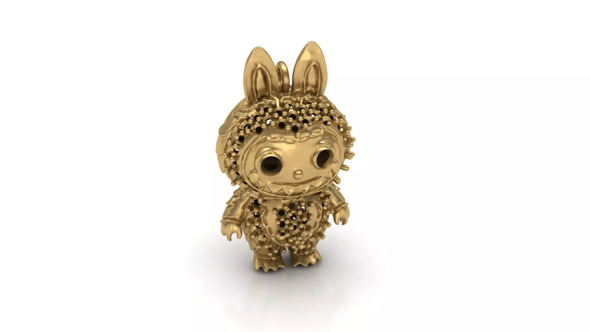 Lebubo pendant 3D print model_2