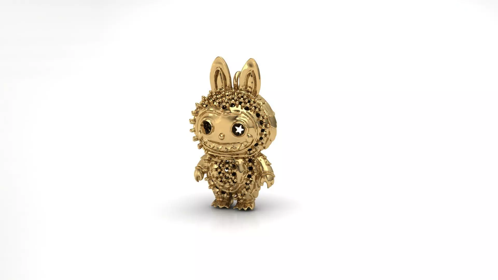 Lebubo pendant 3D print model_6