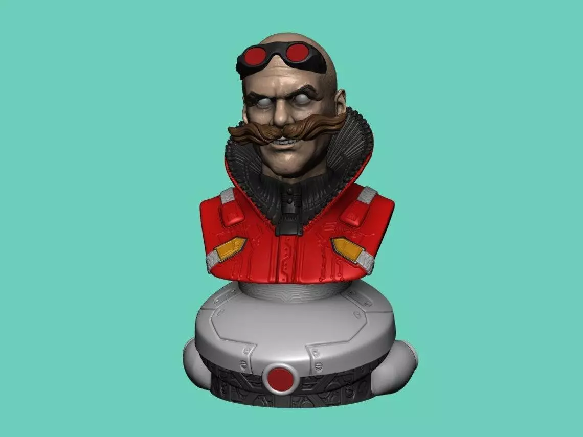 Dr Robotnik Eggman STL 3D print model