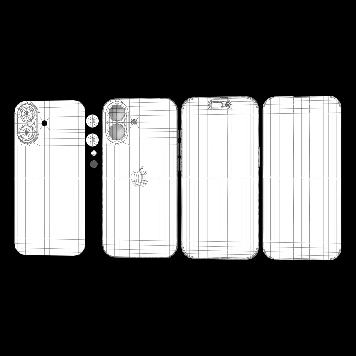 Apple iPhone 17 Mist Blue 3D model_5