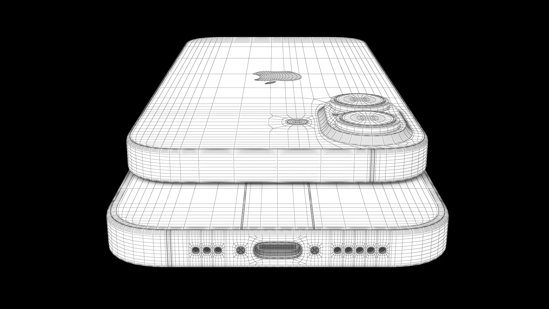 Apple iPhone 17 Mist Blue 3D model_8