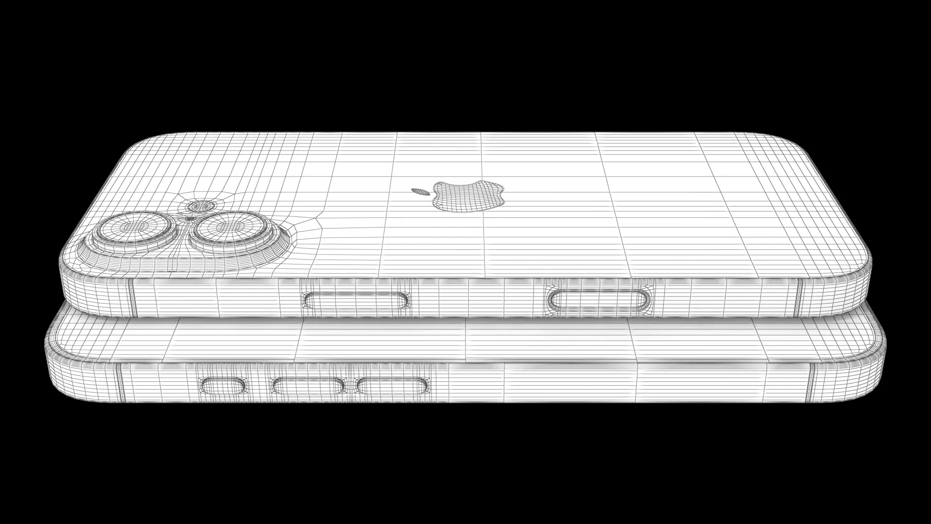 Apple iPhone 17 Mist Blue 3D model_10