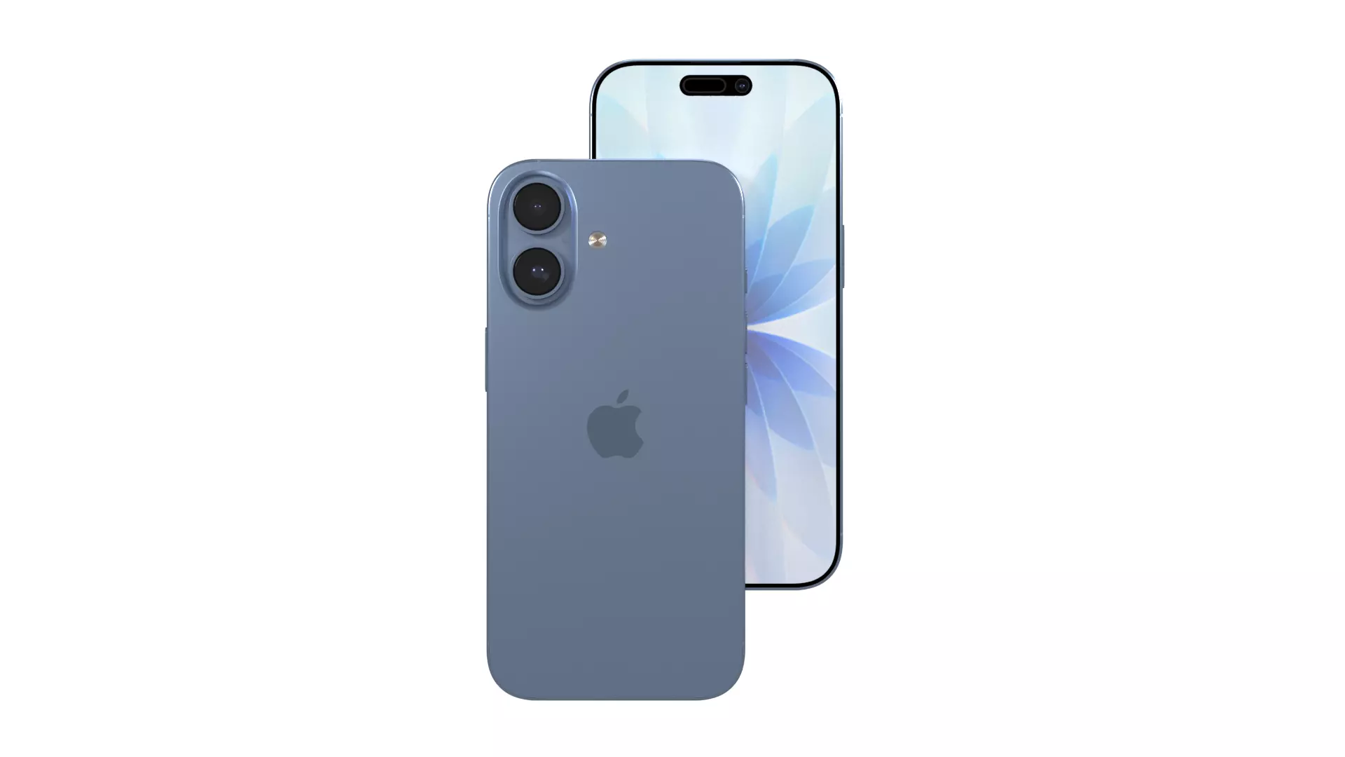 Apple iPhone 17 Mist Blue 3D model_4