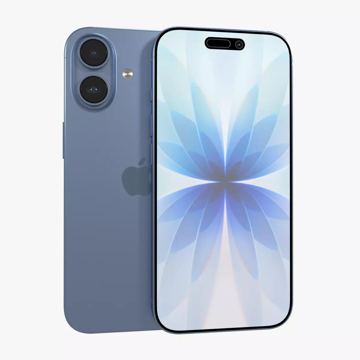 Apple iPhone 17 Mist Blue 3D model_0