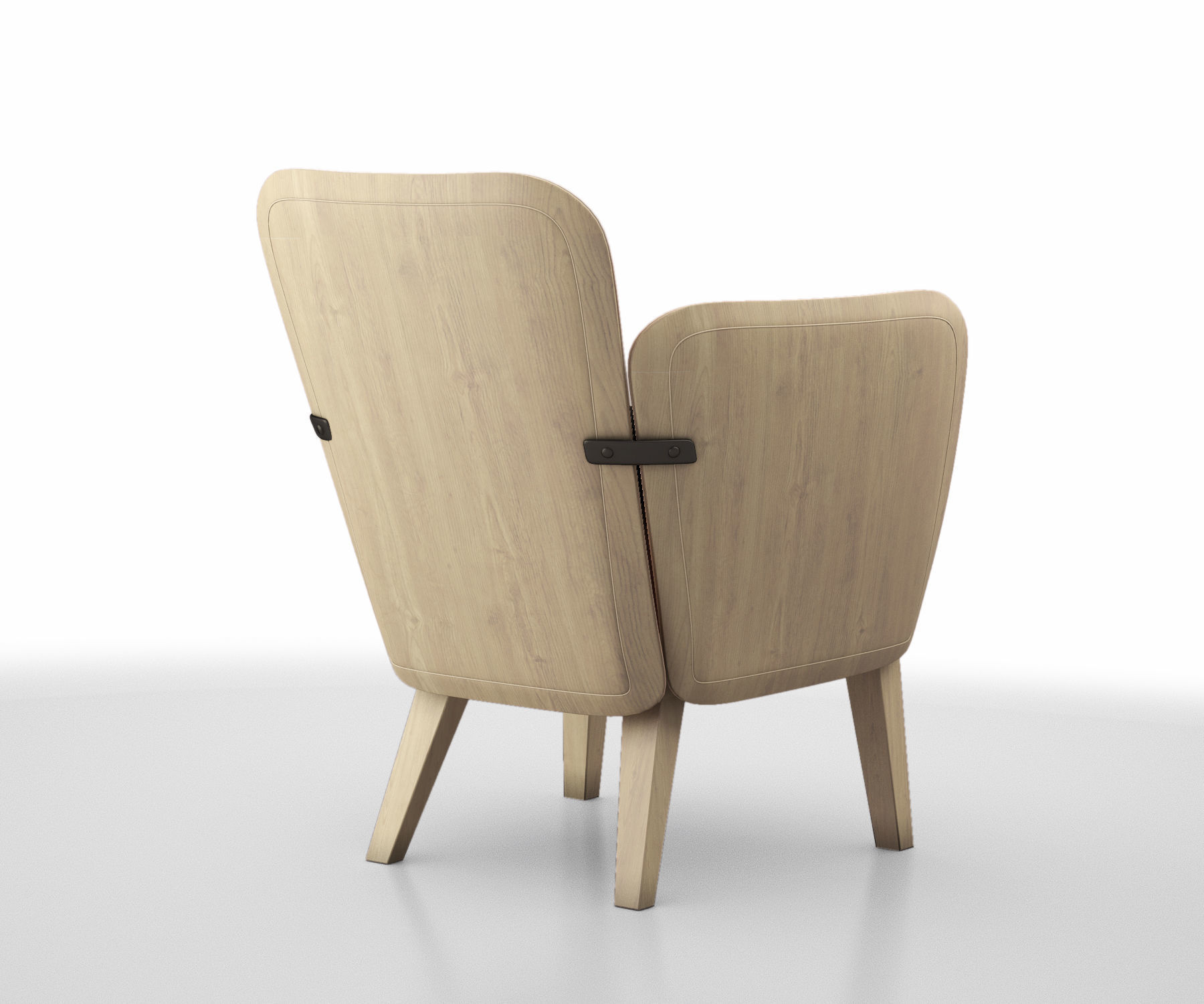 JULIUS Armchair  GARSNAS by FARG  BLANCHE 3D model_2