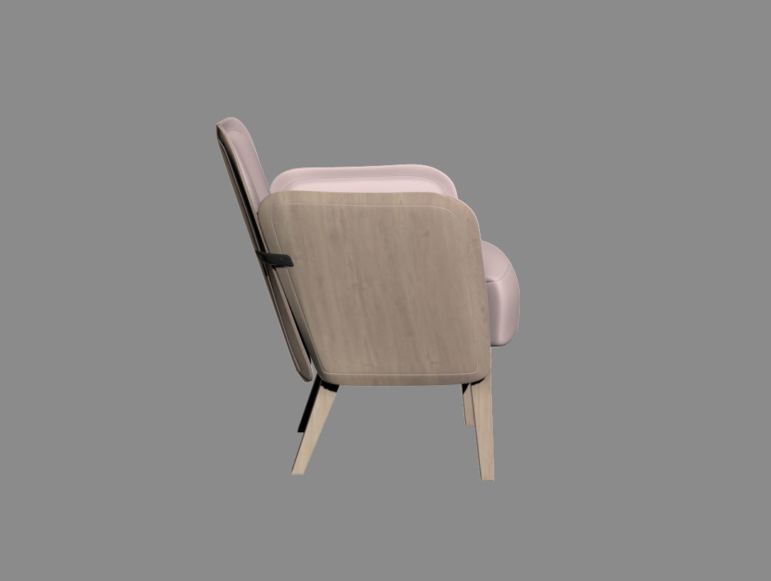 JULIUS Armchair  GARSNAS by FARG  BLANCHE 3D model_9