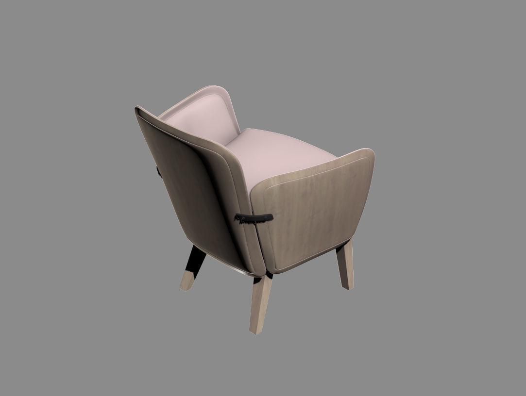 JULIUS Armchair  GARSNAS by FARG  BLANCHE 3D model_10