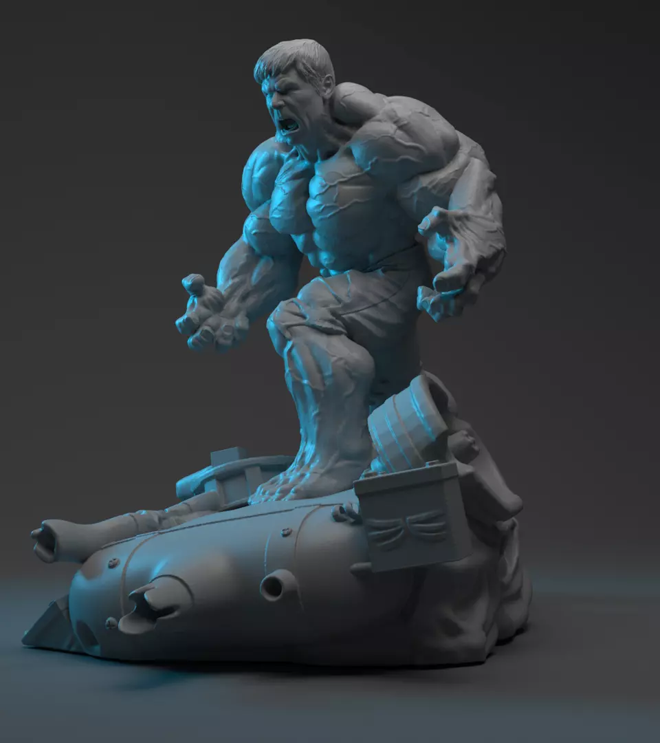 Red Hulk 3D print model