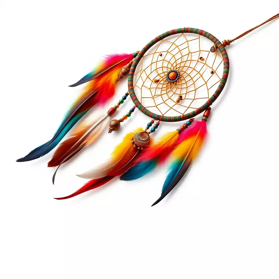 Colorful Dreamcatcher model pack Low-poly 3D model_2