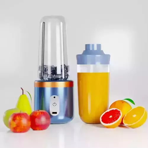 Realistic Kitchen Grinder  Mixer 3D Model