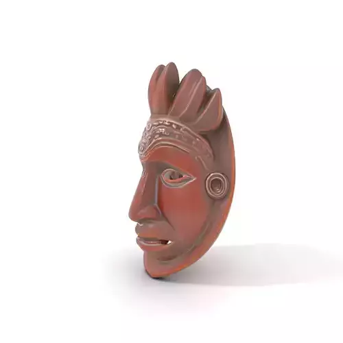 Traditional Wooden Mask model pack