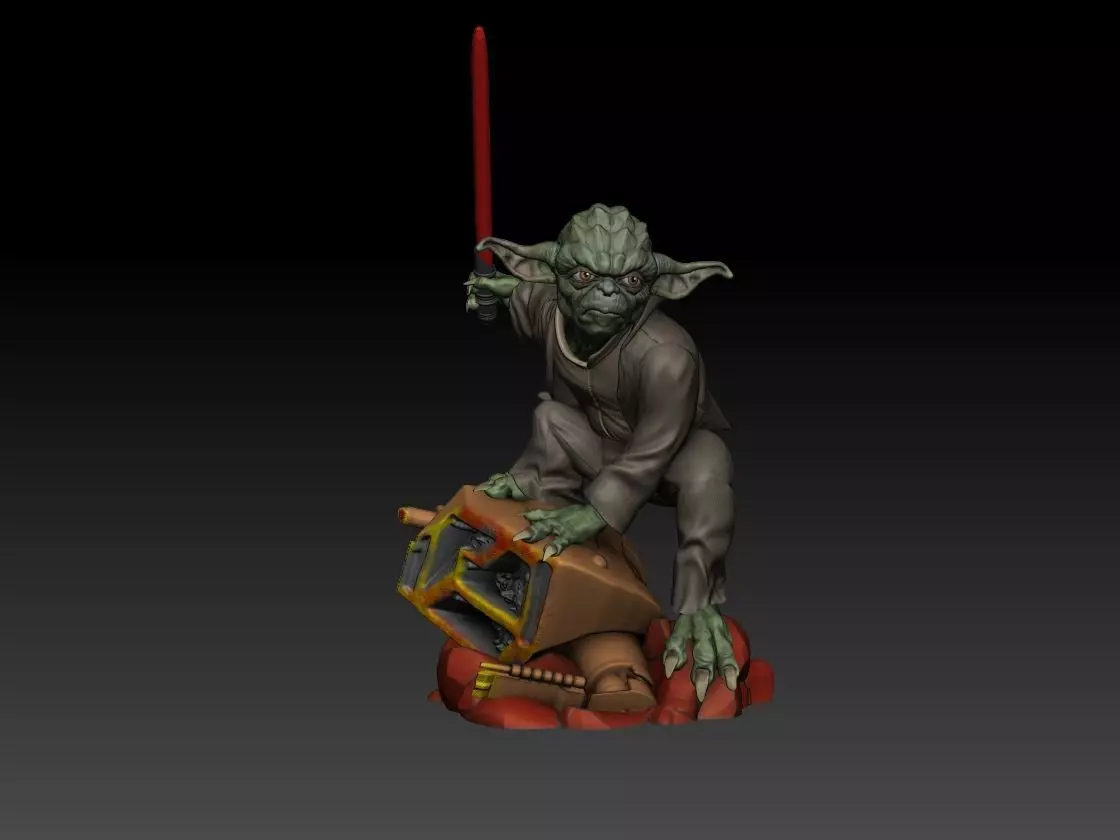 Darth Yoda 3D print model
