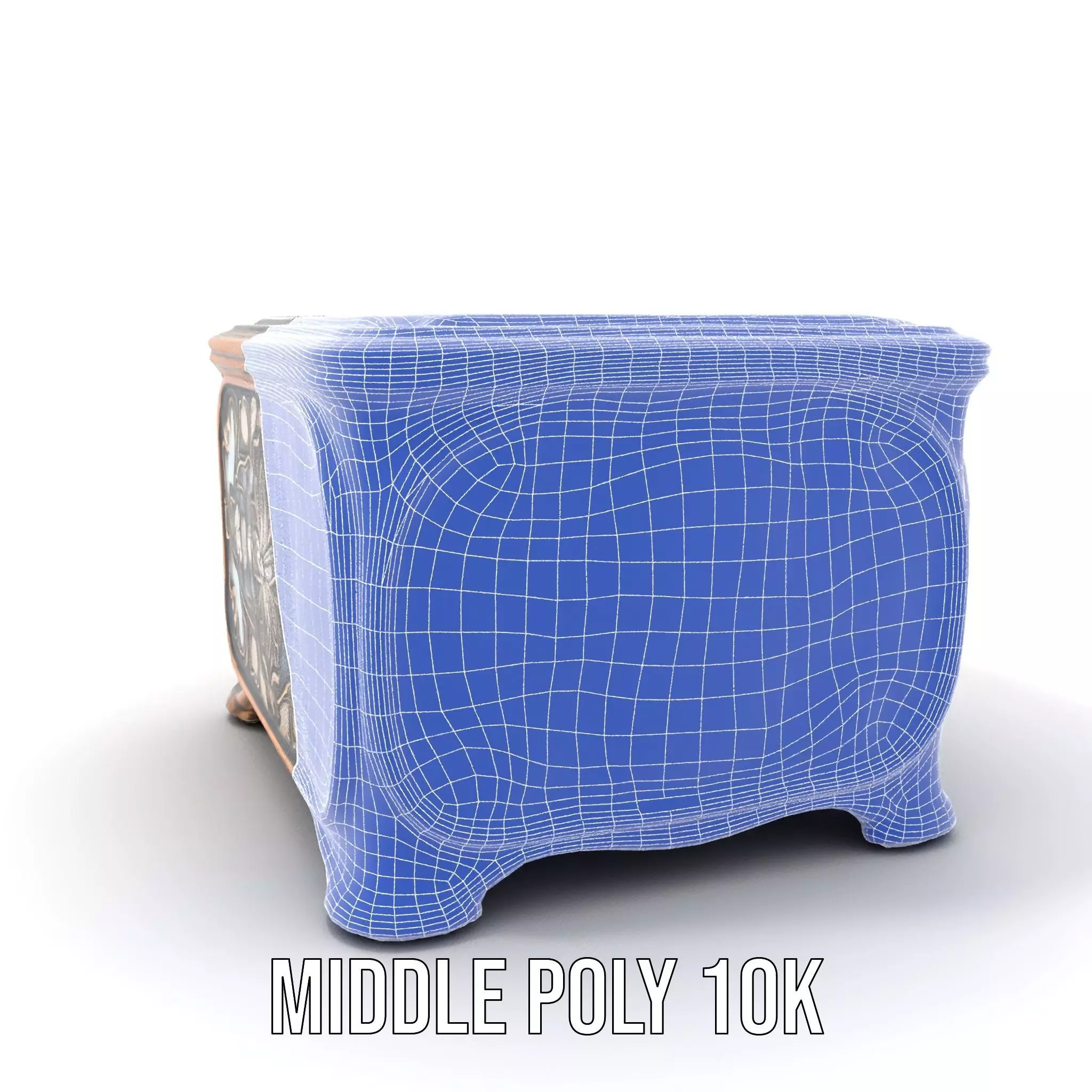 Elegant Ornate Box model pack Low-poly 3D model_29