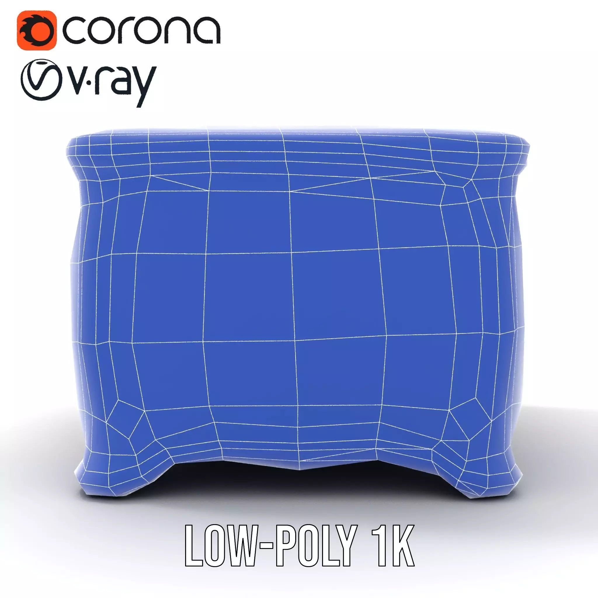 Elegant Ornate Box model pack Low-poly 3D model_27