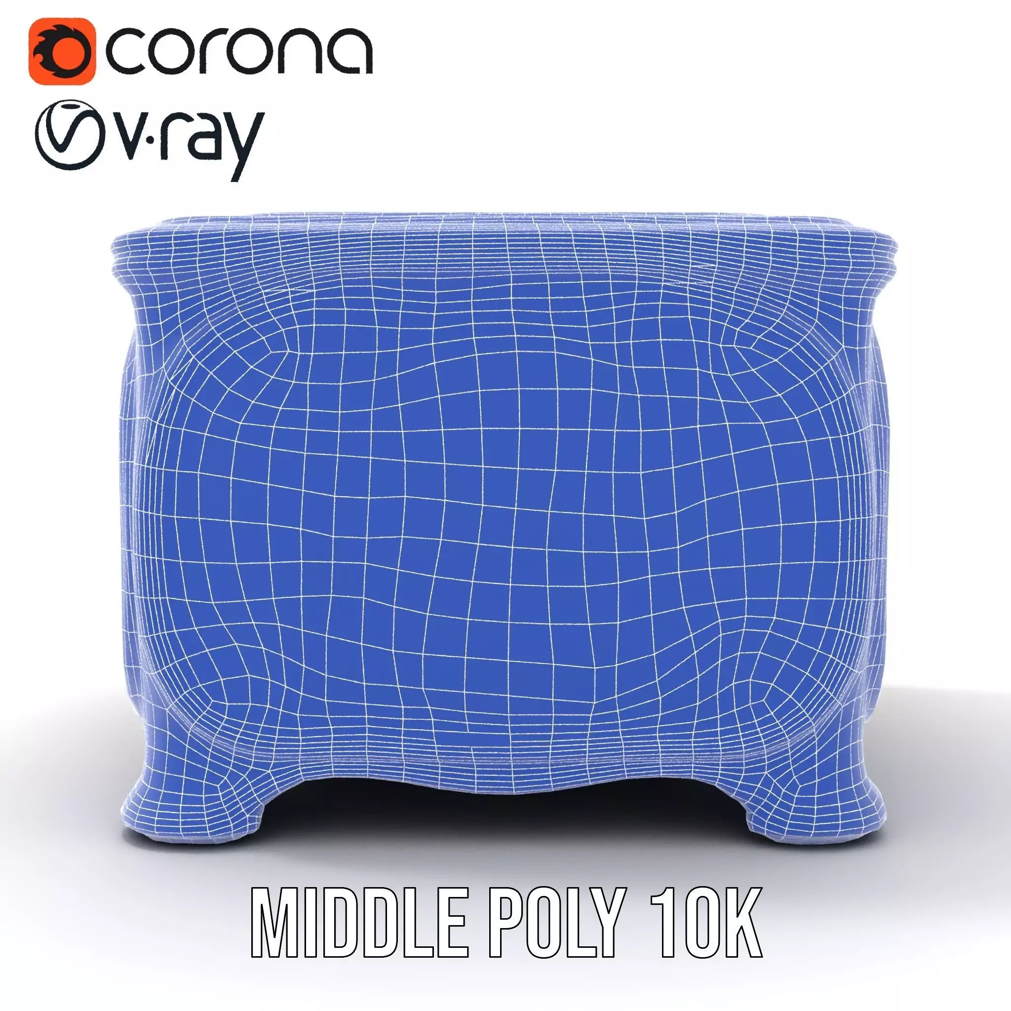 Elegant Ornate Box model pack Low-poly 3D model_21