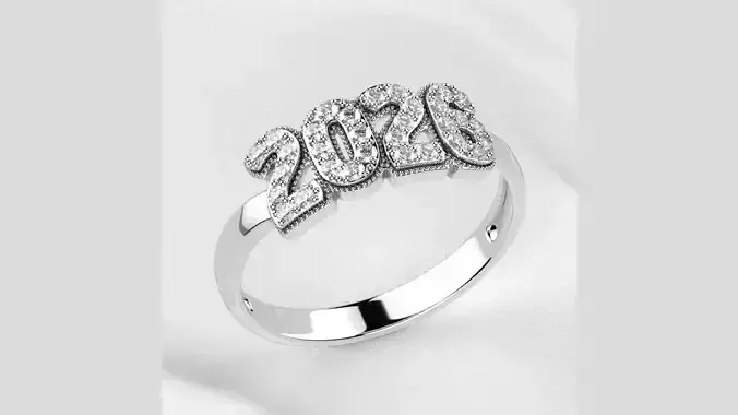 2026 Year Silver or Gold Ring