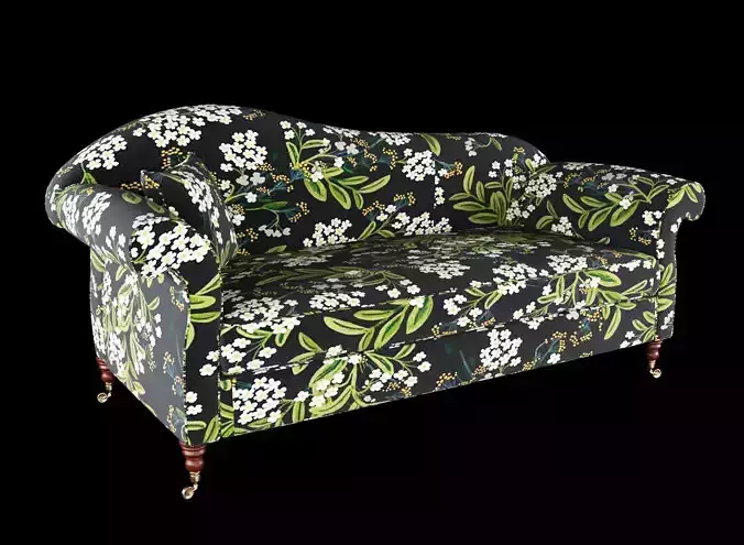 Flower pattern sofa