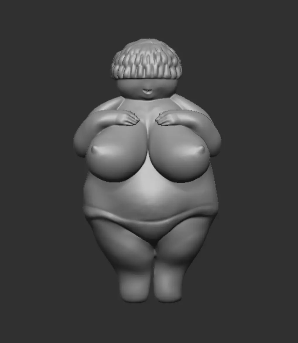 Ancient Goddess of Fertility 3D print model_0