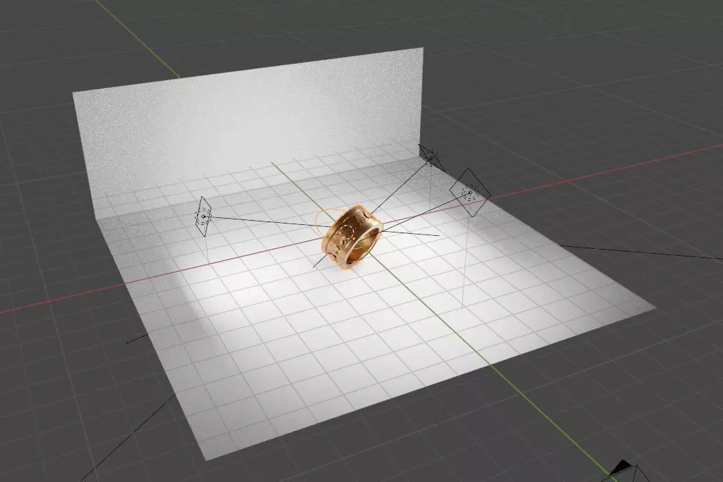 gold ring 3D print model_0