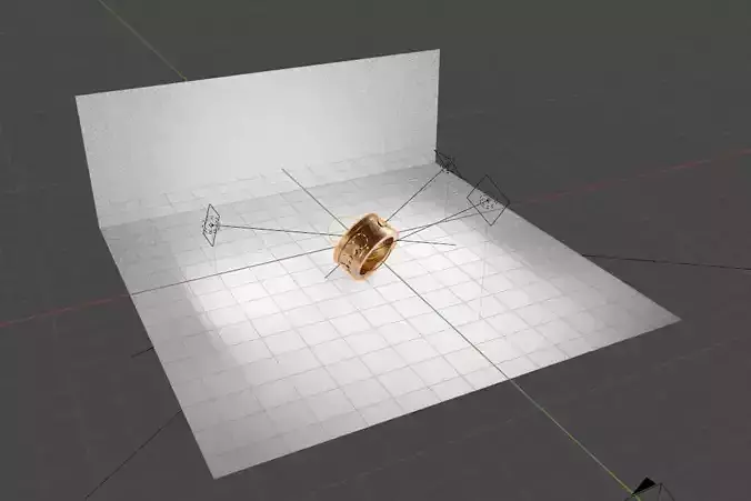 gold ring 3D print model gold ring 3D print model