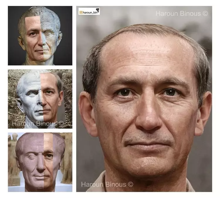 Julius Caesar Action Figure Head - The Most Famous Roman 3D print model_8
