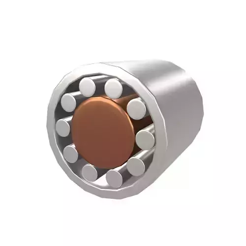 Roller Bearing v1 002 Low-poly 3D model