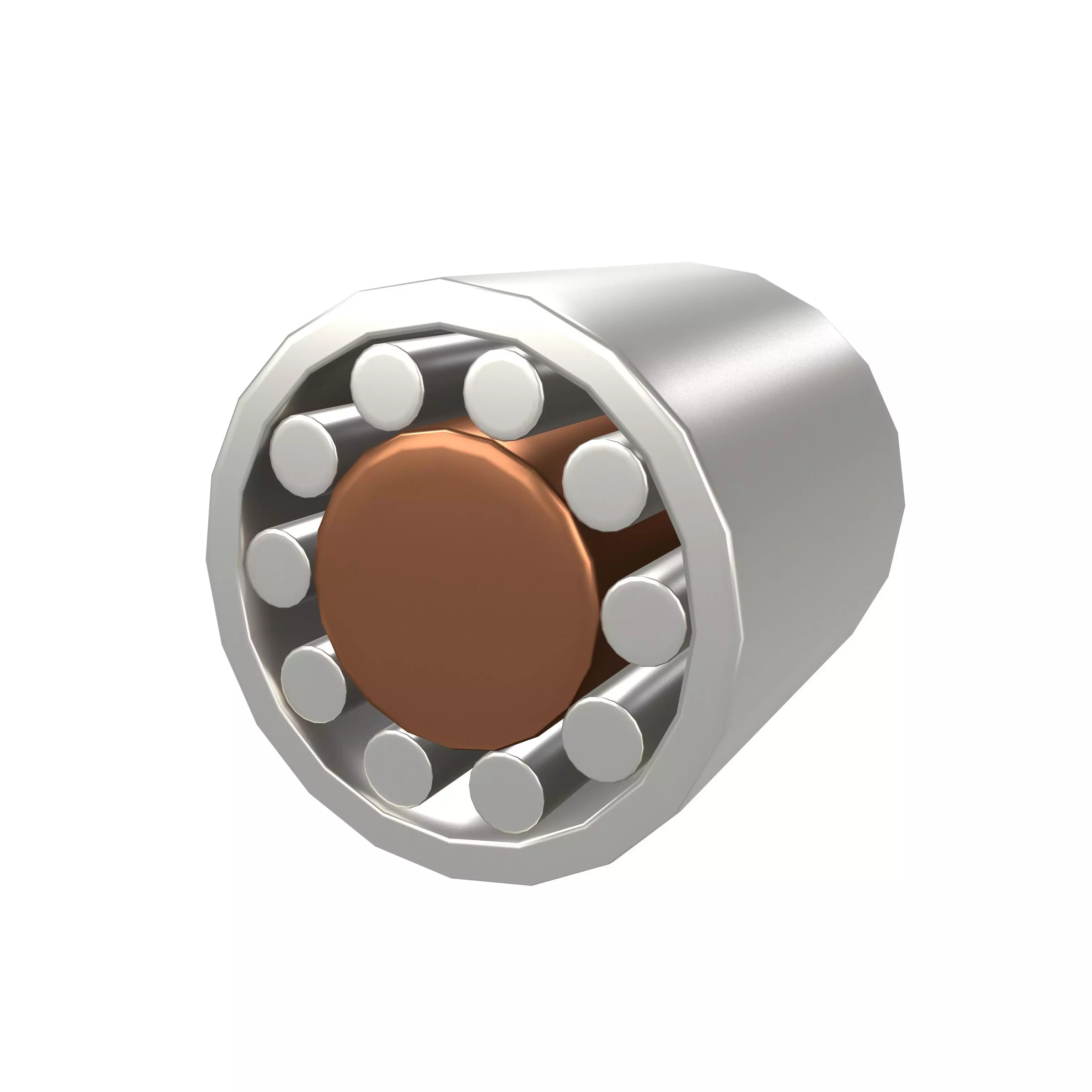 Roller Bearing v1 002 Low-poly 3D model