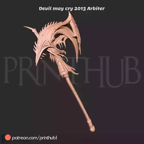 Arbiter Demon Axe Devil May Cry 2013  3D print model
