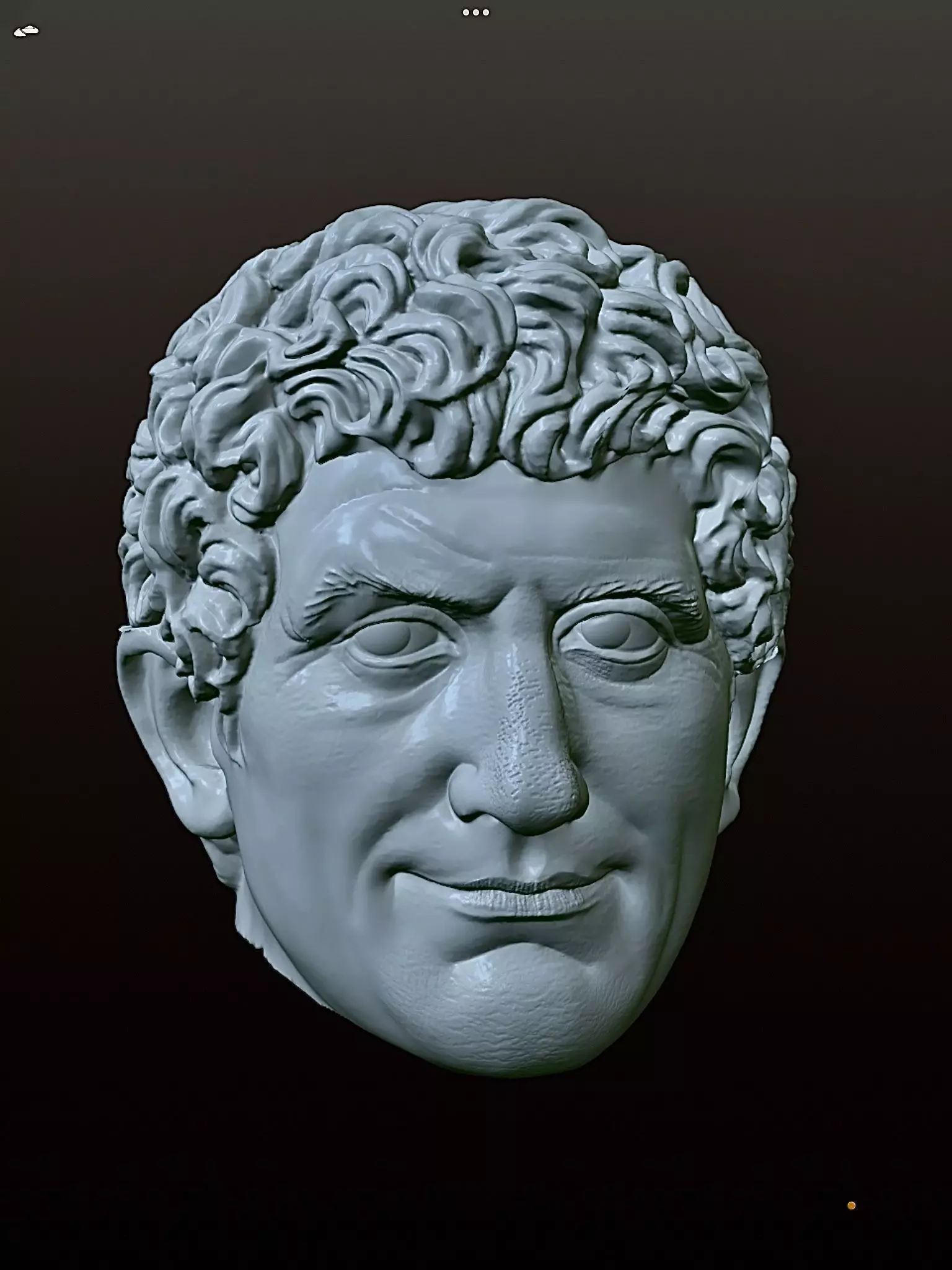 Mark Antony Action Figure Head - Caesars Right Hand Man 3D print model