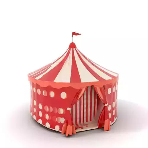 Circus Tent model pack Low-poly 3D model