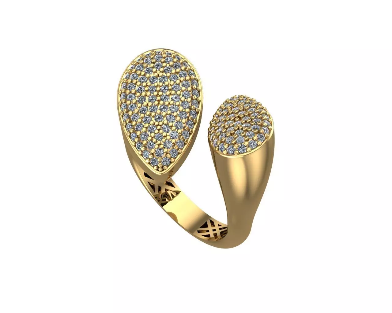 Ready Women Ring STL 3D Models  3D print model_0