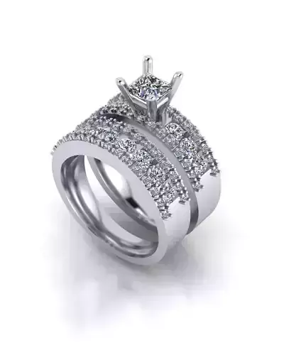 prince solitaire engagement jewelry ring 