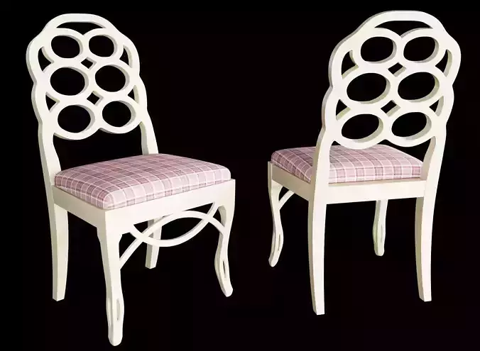 Frances Adler Elkins Loop Side Dining Chair