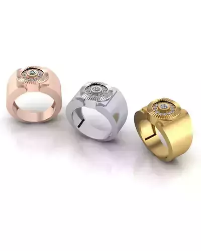 halo setting man jewelry ring 