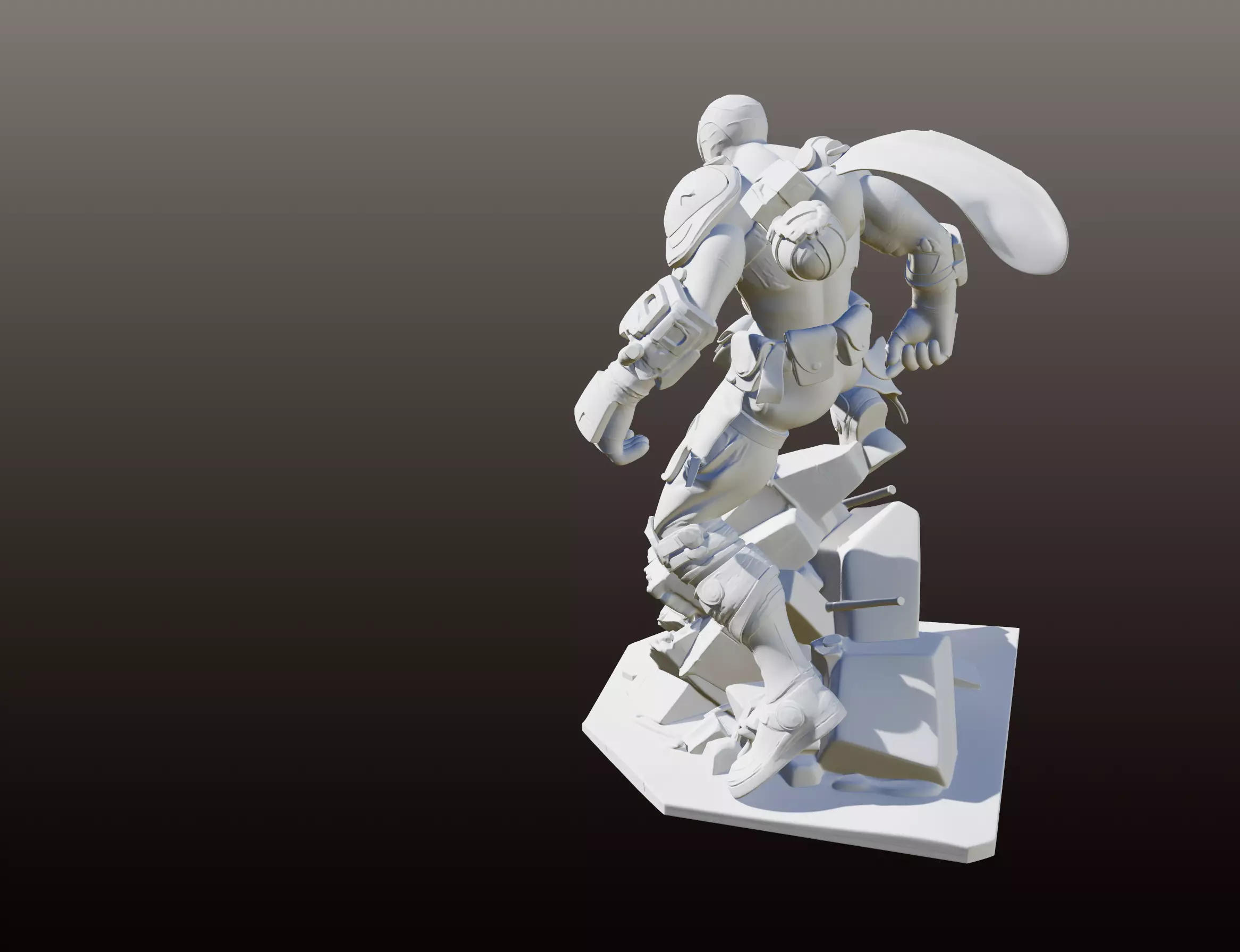 Spiderman Camo Suit STL Collectible 3D Model 3D print model_1