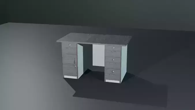 Monochome Office Desk