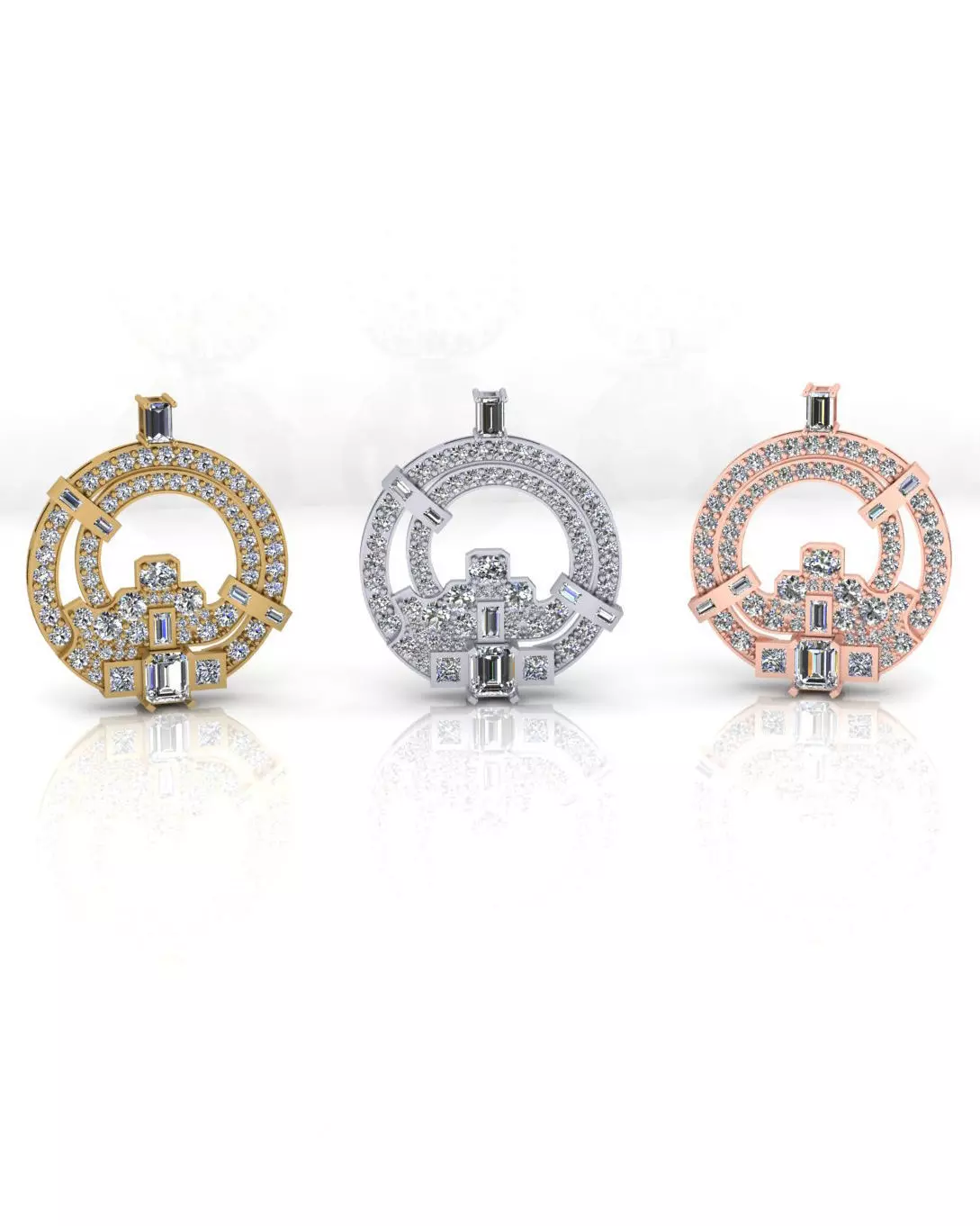 free jewelry pendant Free 3D print model